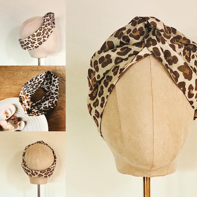 Safari light effortless headwrap collage