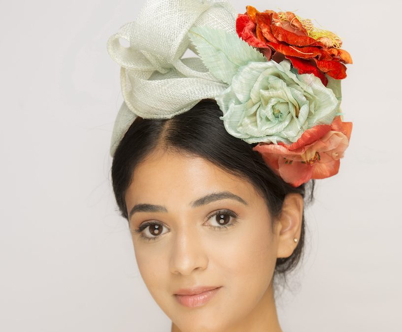 Sinamay_and_rose_bouquet_headpiece