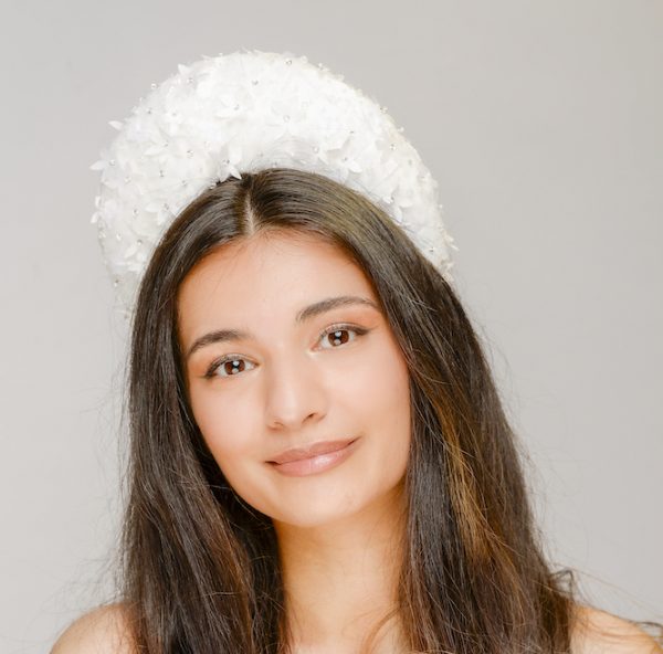 Selina Couture Bridal Crown - front