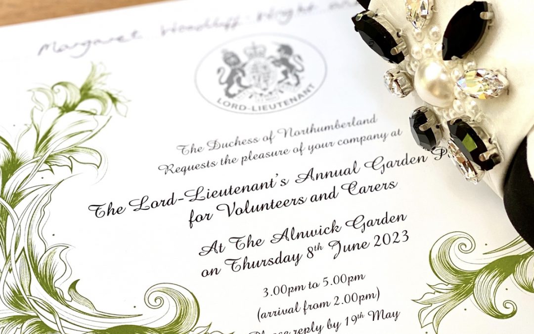 Lord-Lieutenant’s Garden Party for Volunteers and Carers in Northumberland.