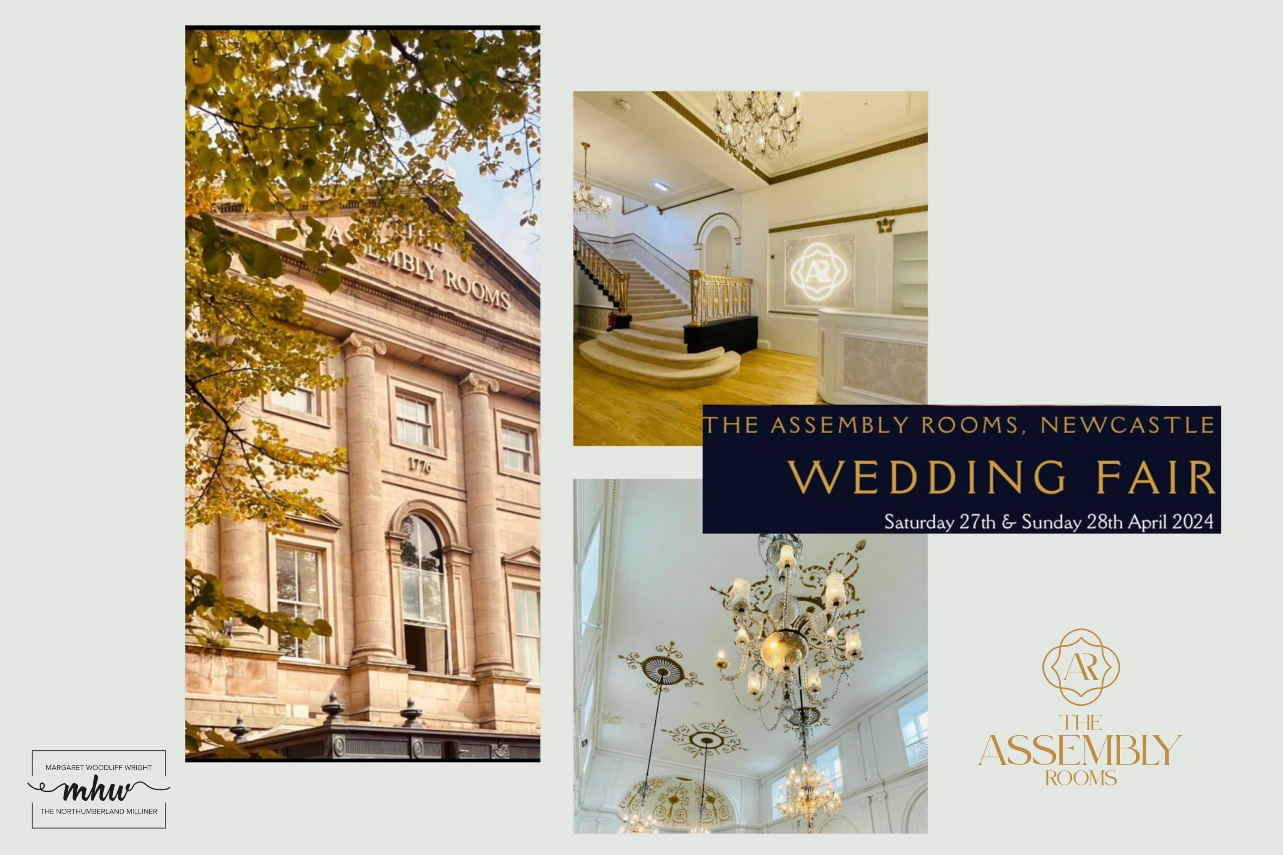 The Assembly Rooms Fenkle Street Newcastle upon Tyne Wedding Fair 27 -28 April 2024