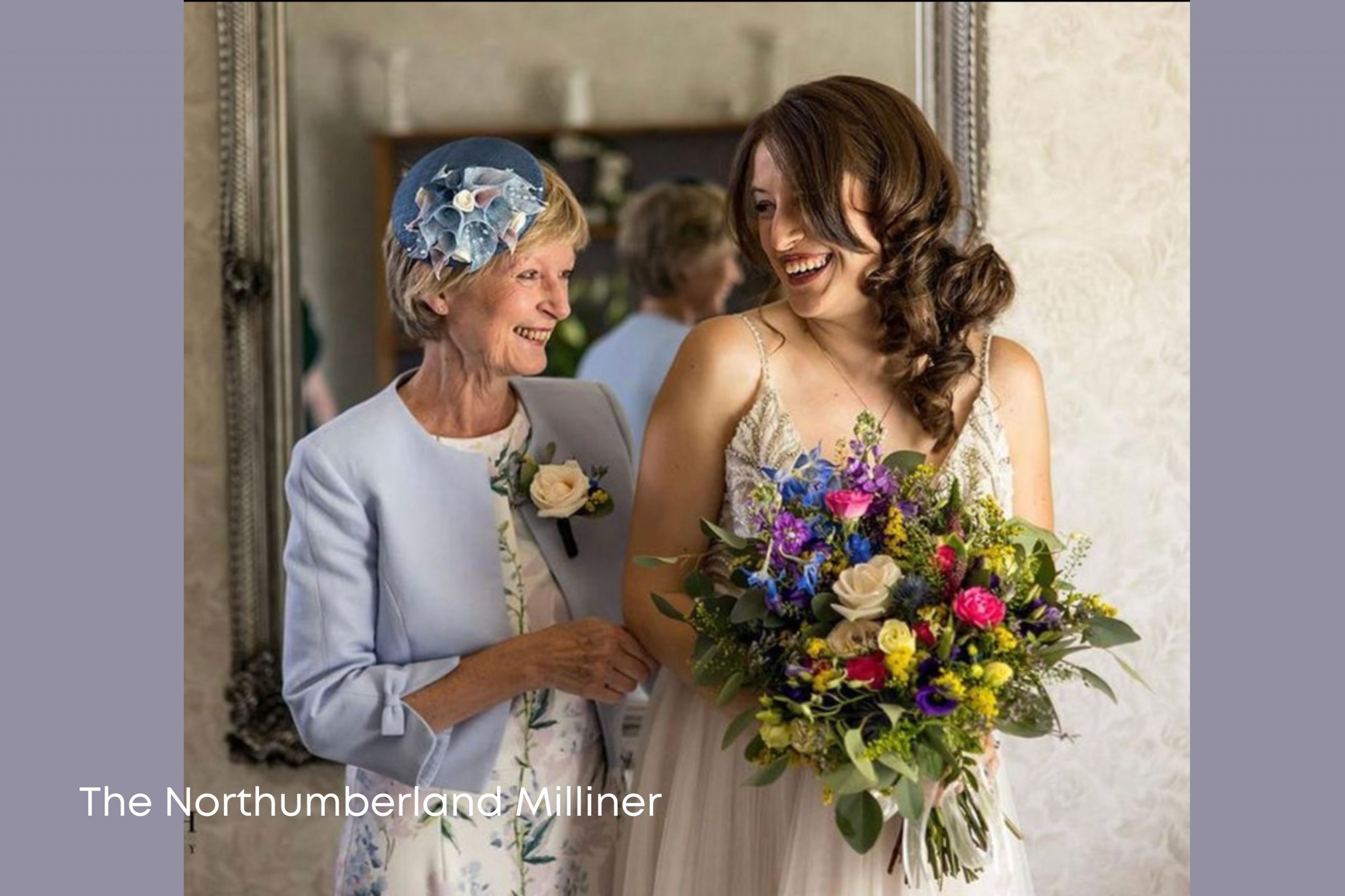 Wedding millinery by Margaret Woodliff Wright