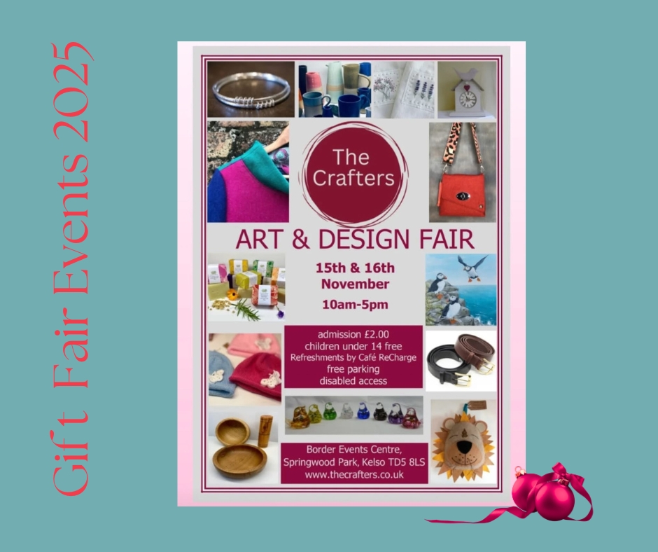 The Crafters Art & Design Fair Poster November 2025